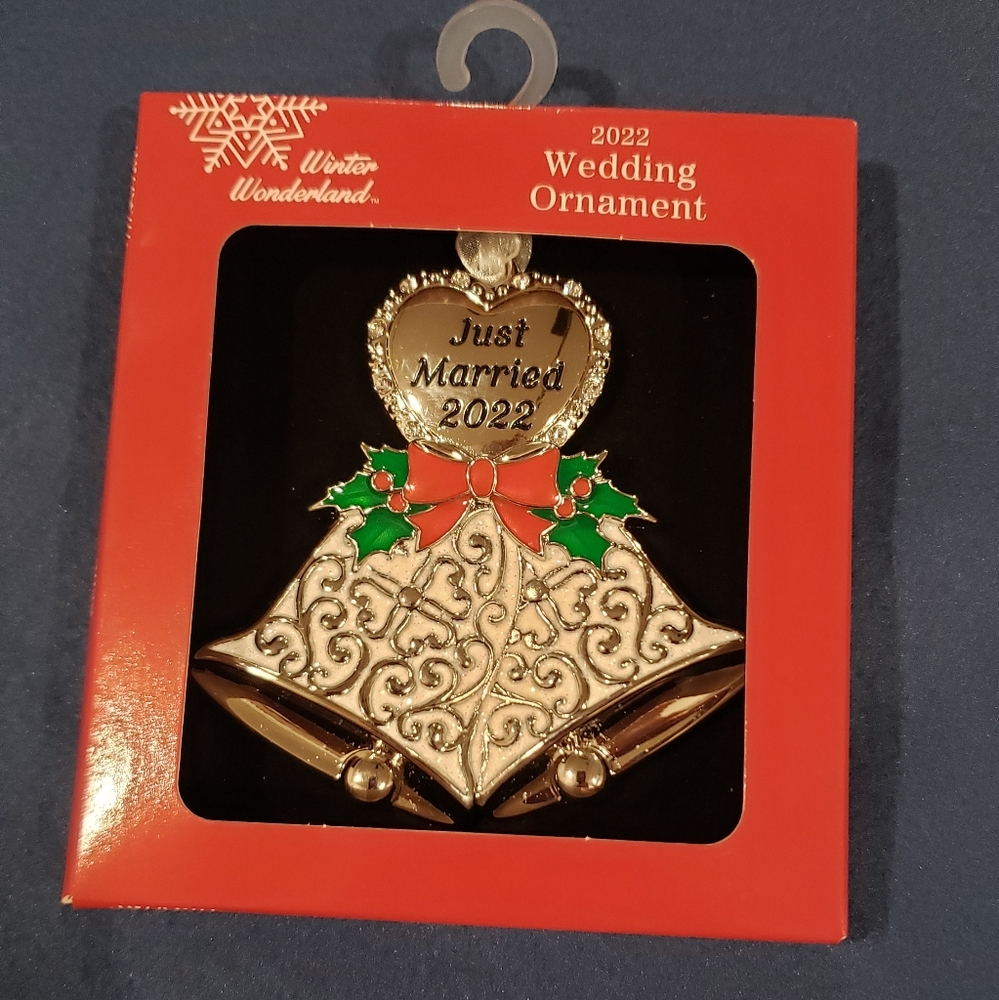 Lenox Christmas Ornament / Just Married 2022